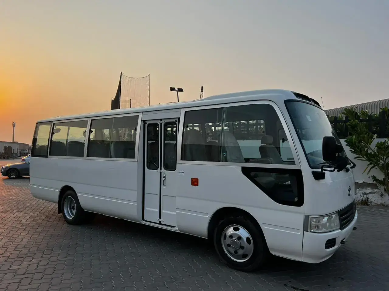 Toyota Coaster for rent 