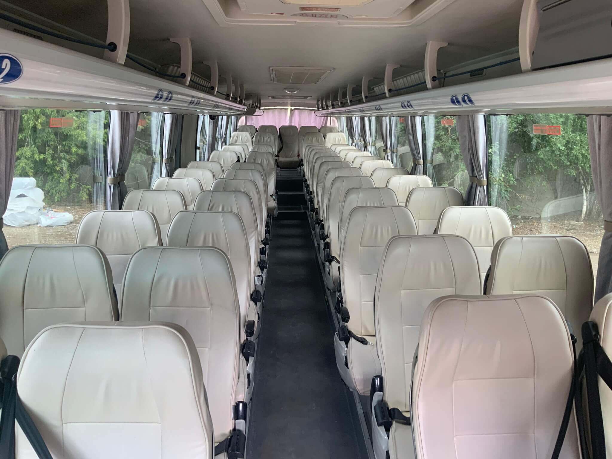 Higer 6129 with driver for rent 